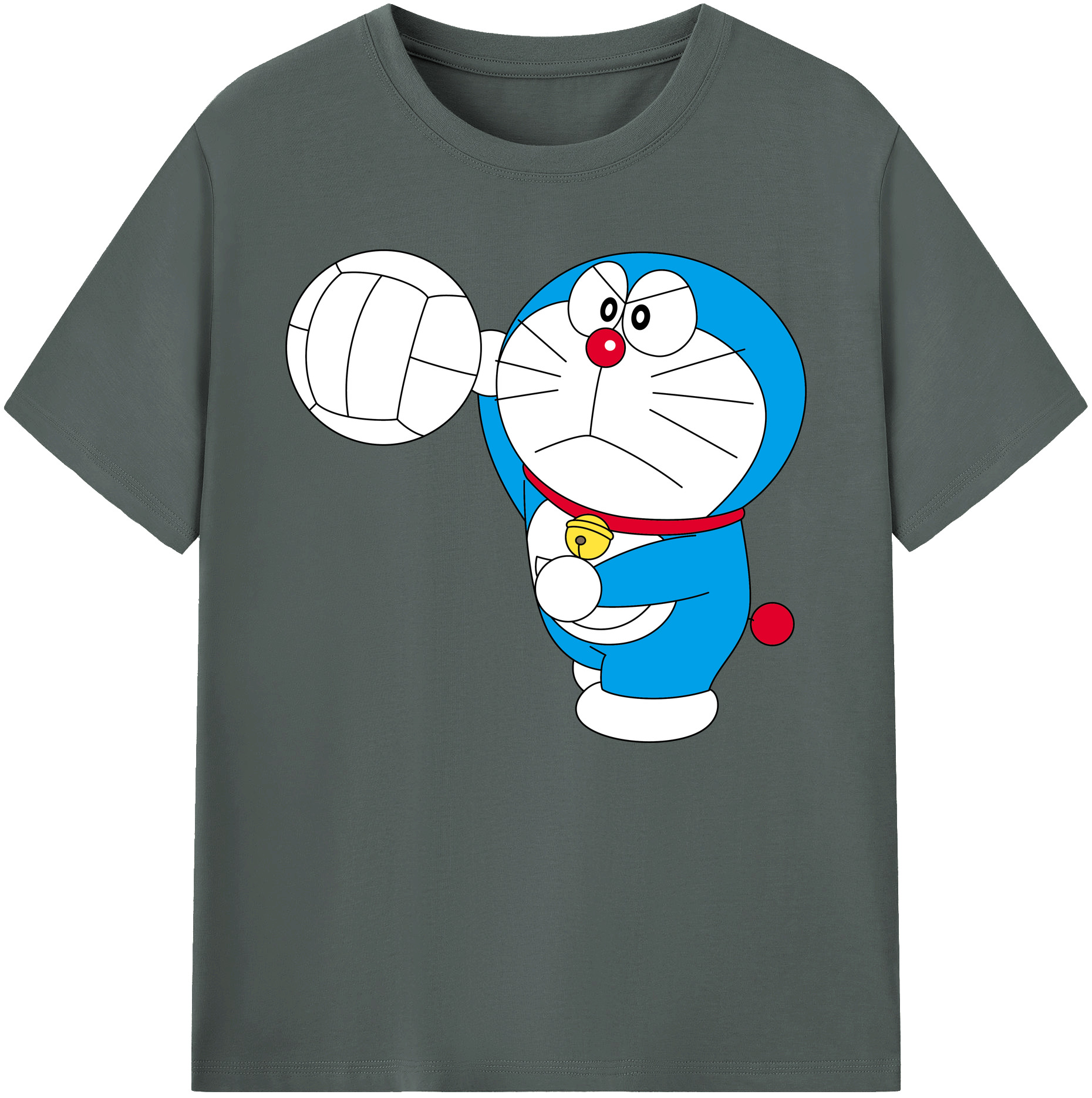 （画像用） ドラえもん Doraemon 綿100％ メンズ半袖Tシャツ｜肌触りやわらか＆通気性